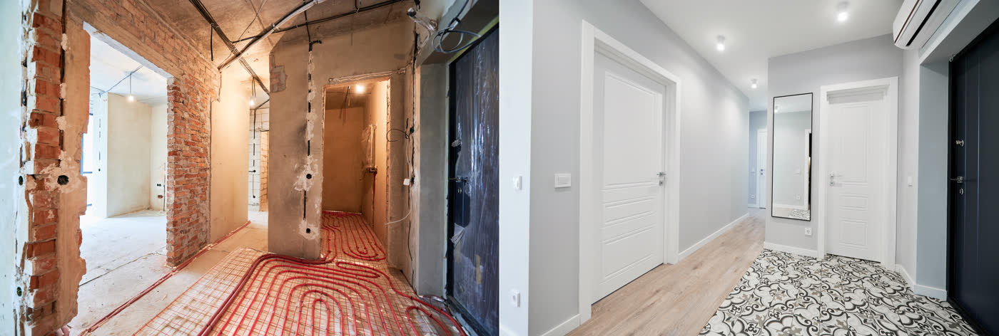 Rénovation complète d'intérieur